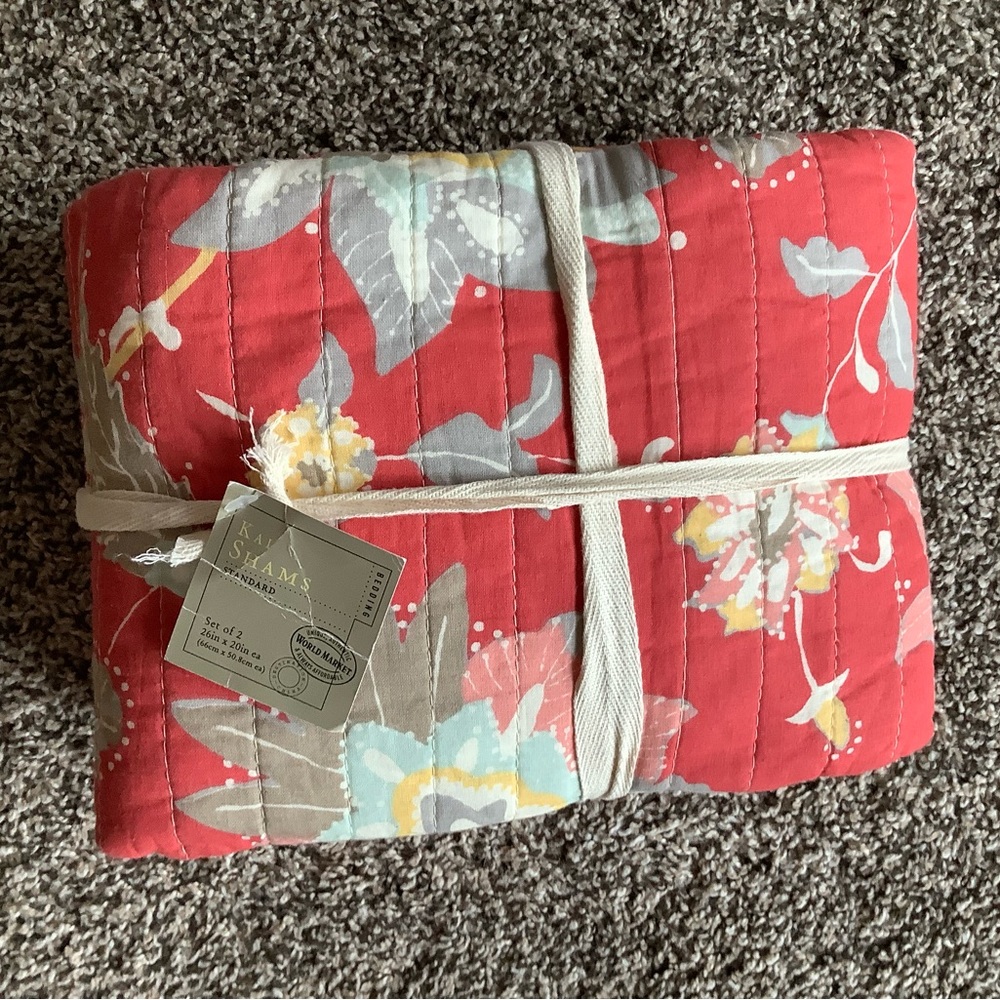 Set of World Market Kai Quilted Pillow Shams